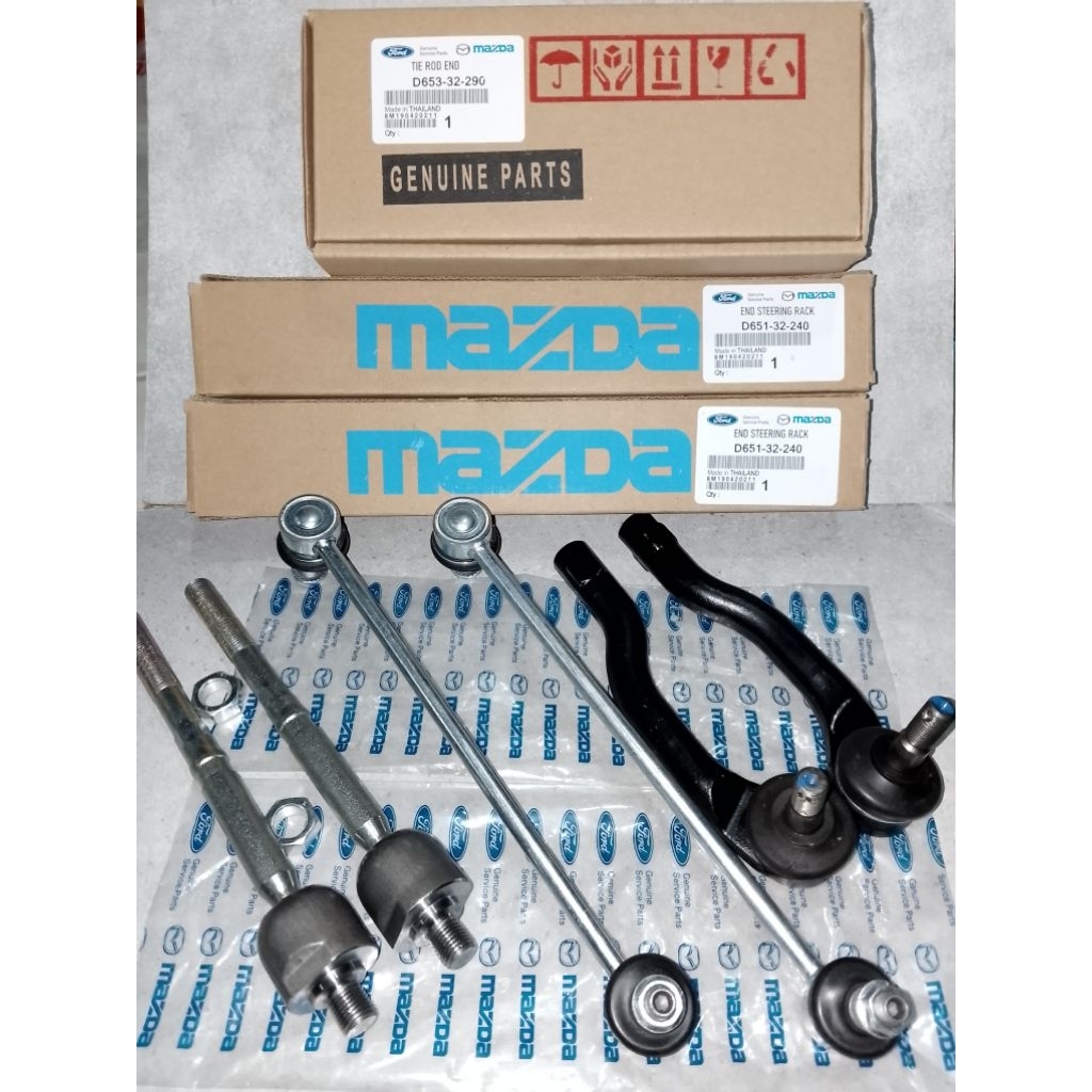 PAKET HEMAT KAKI KAKI MOBIL MAZDA 2 FORD FIESTA TIE ROD END RACK END LINK STABILIZER 1SET 6PC ORIGIN