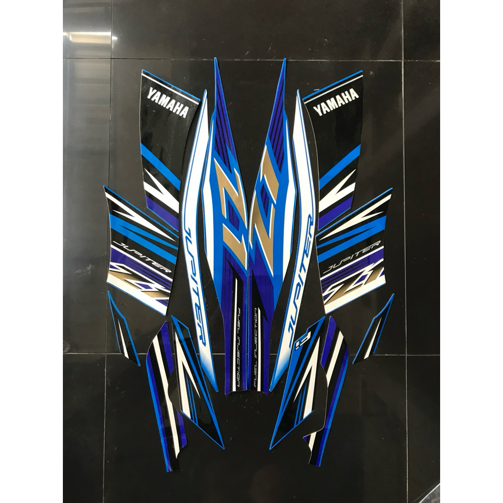 STRIPING STIKER JUPITER Z1 2016 BIRU