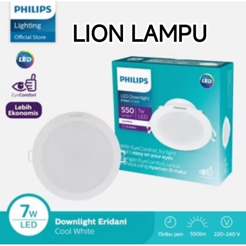 PHILIPS DOWNLIGHT LED ERIDANI  7W