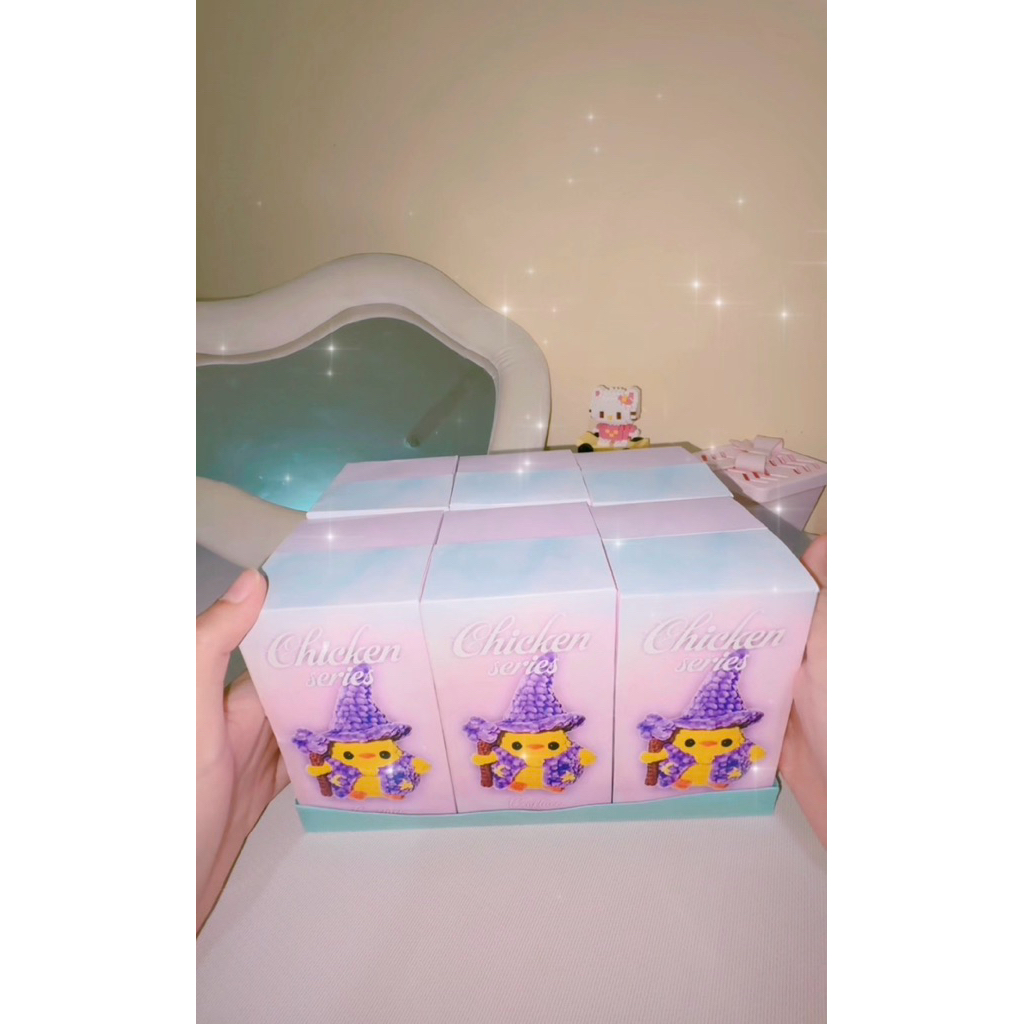 Blind Box Chicken Series/ boneka rajut ayam dg aroma/ Amigurumi