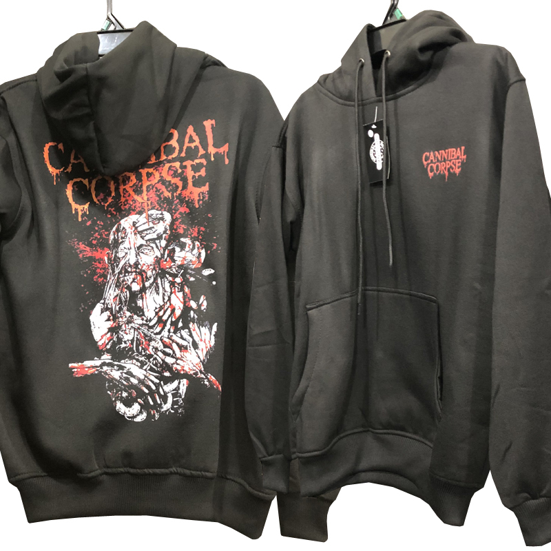 Sweater Hoodie Cannibal Corpse Hoodie Unisex Casual Jumper & Zipper Hoodie Bahan Katun Fleece