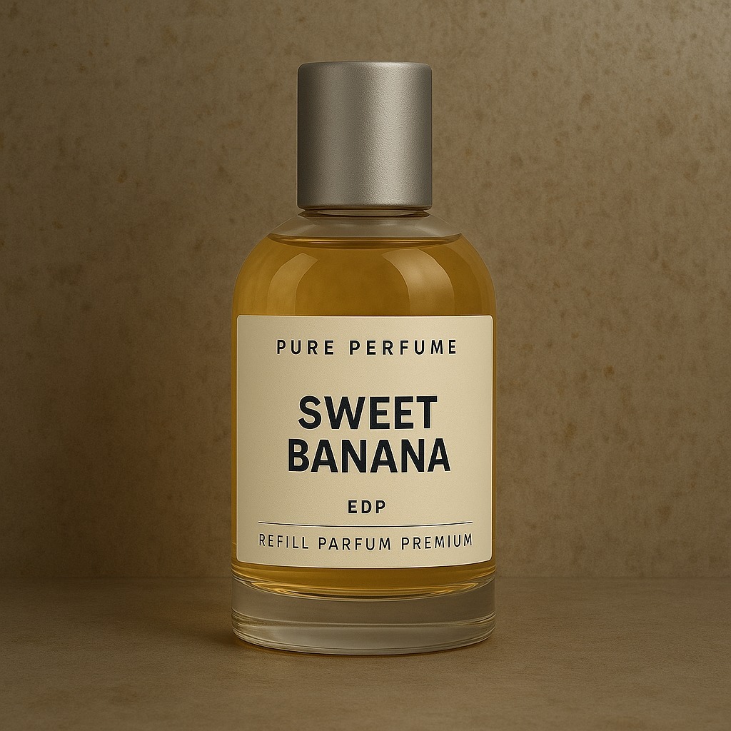 SWEET BANANA BY PURE PERFUME | REFILL PARFUM PREMIUM UNISEX TAHAN LAMA