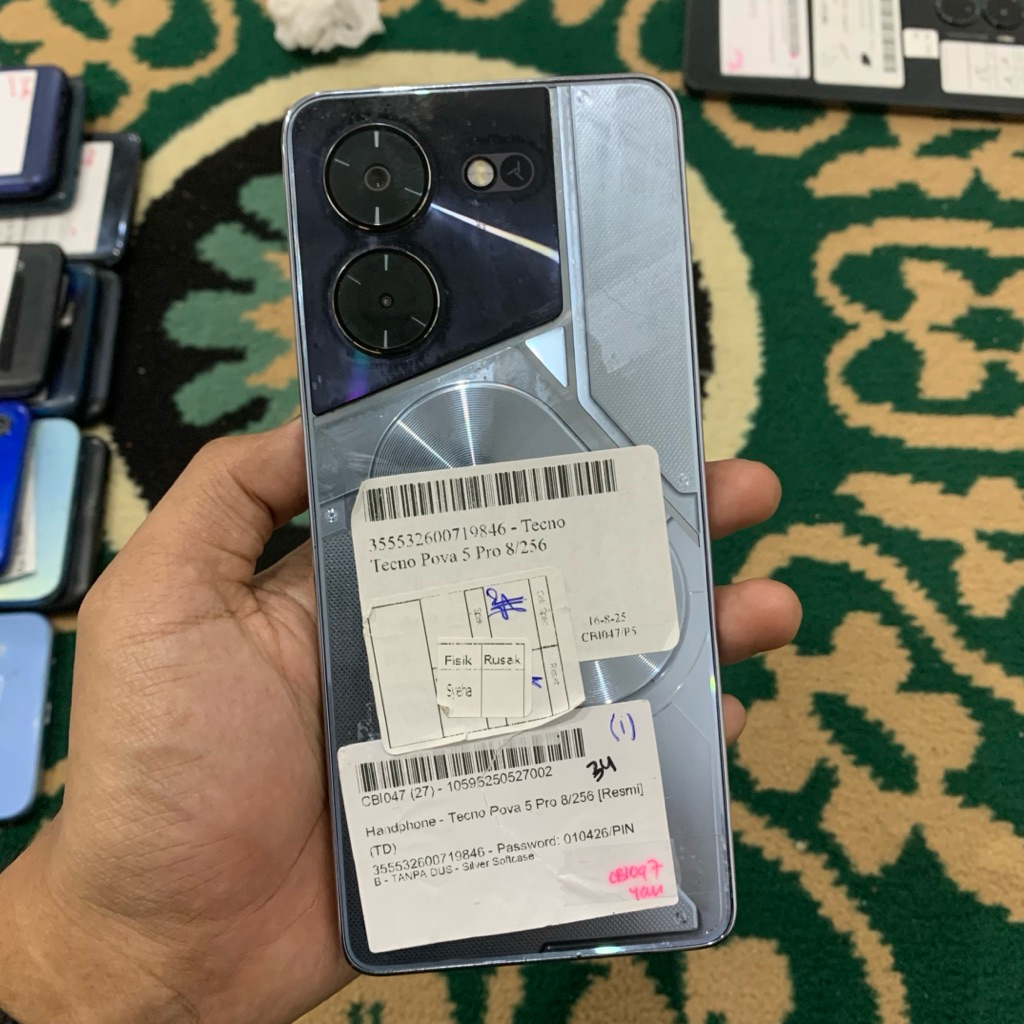 POVA 5 PRO 8/256 NORMAL ORIGINAL | HP SECOND MURAH BERGARANSI