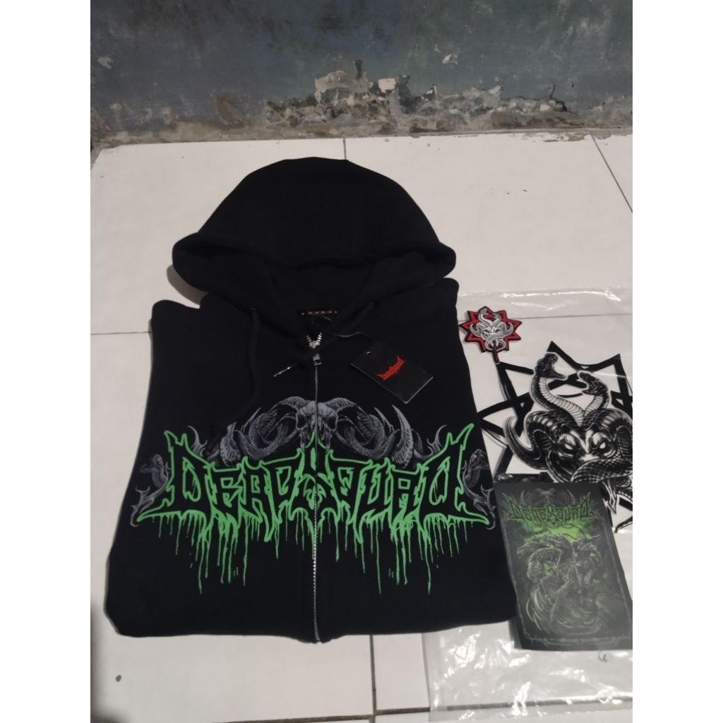 Zipper DEADSQUAD size L (1x pakai)