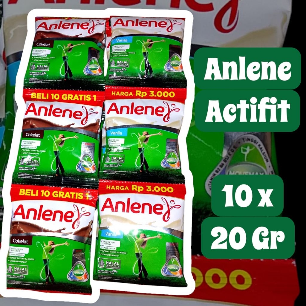 

Anlene Actifit Sachet 10 x 20 Gr