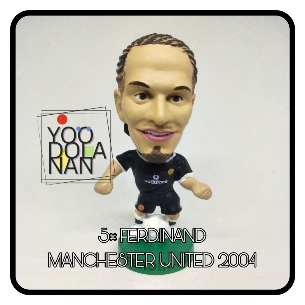 5# FERDINAND - MANCHESTER UNITED 2004 CORINTHIAN PROSTARS FIGURE PEMAIN BOLA