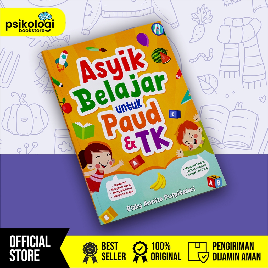 Buku Anak - Asyik Belajar Untuk Paud & Tk - Psikologi Bookstore
