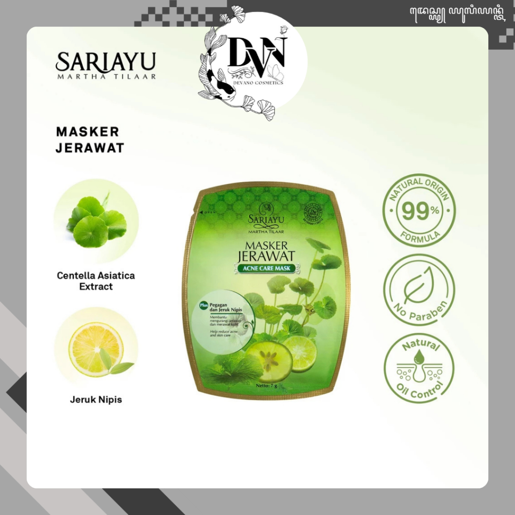 SARIAYU MASKER JERAWAT (ACNE MASK)