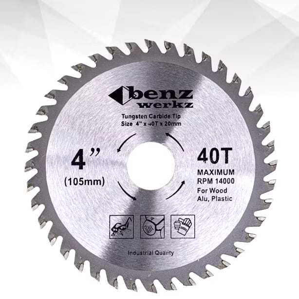 Mata Gergaji Kayu 4 Inch 40T BENZ