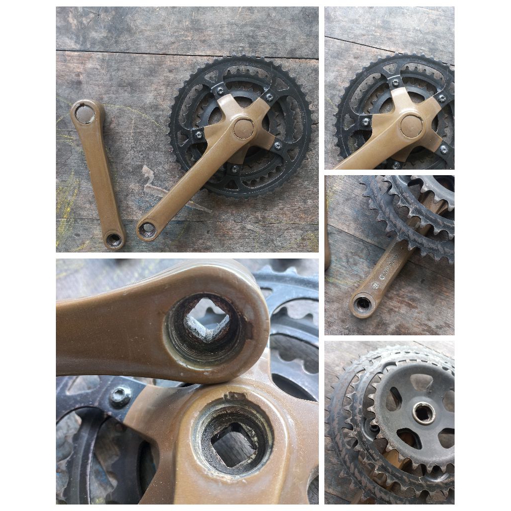 Crank Crankset Sugino Japan 3 speed