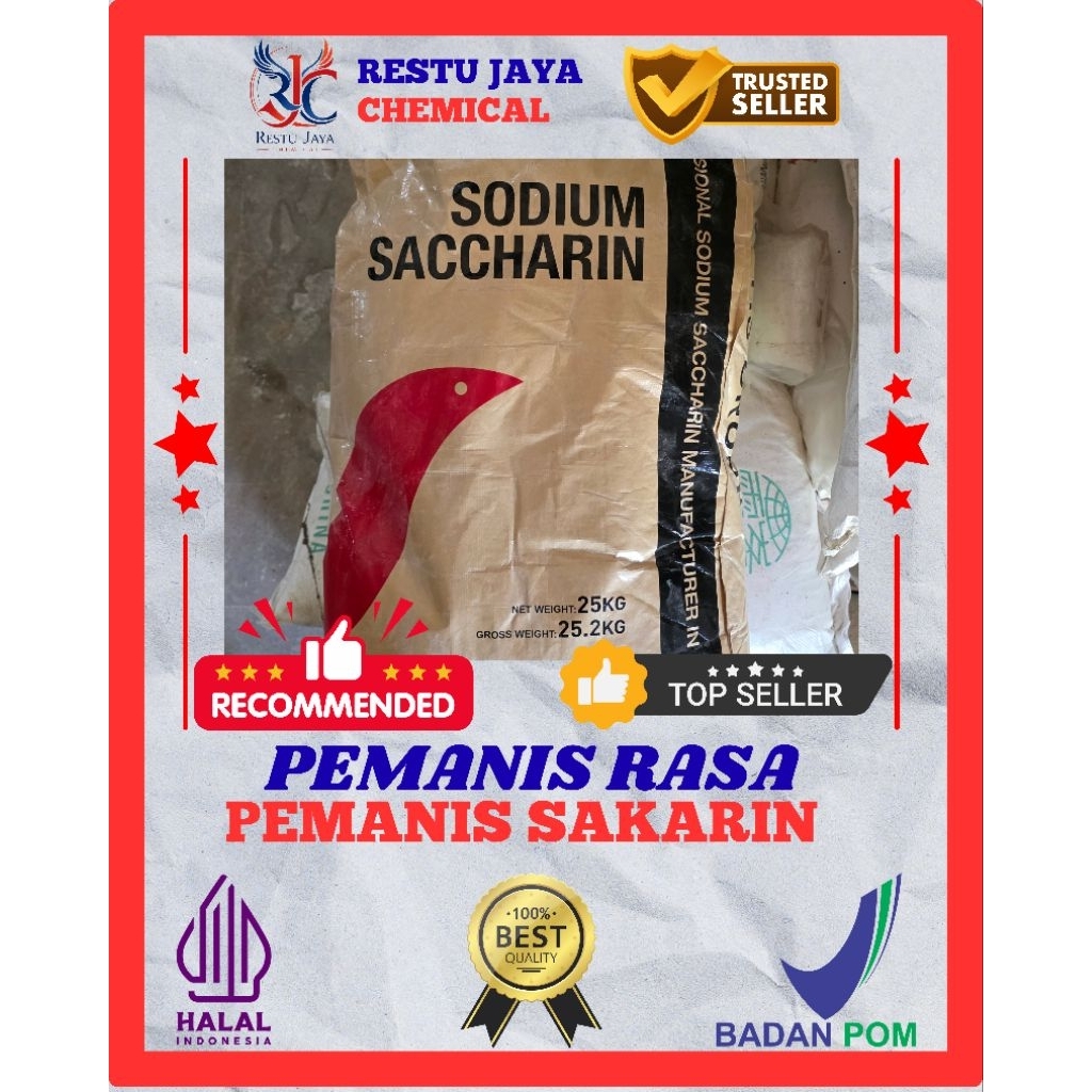 Bahan Tambahan Pangan Pemanis, SAKARIN 1 KG