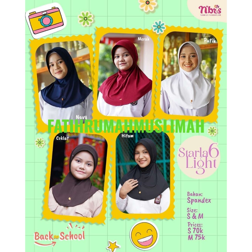 NEW / TERBARU / NIBRAS / BERGO ANAK / BERGO ANAK NIBRAS / BERGO / STARLA LIGHT 6 / STARLA LIGHT 6 / 