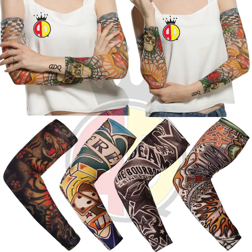 Manset tangan motif tatto#manset tangan pria motif tatto random