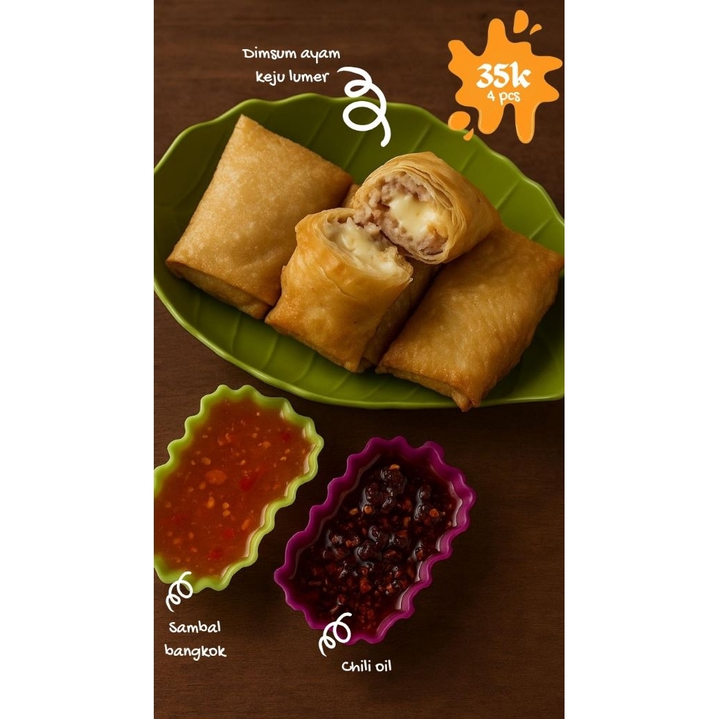 

Dimsum Goreng Keju Lumer