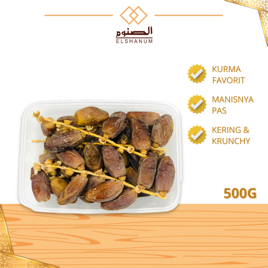 kurma tangkai palm fruit 1kg original - Kurma Kering - palm futt shabani store