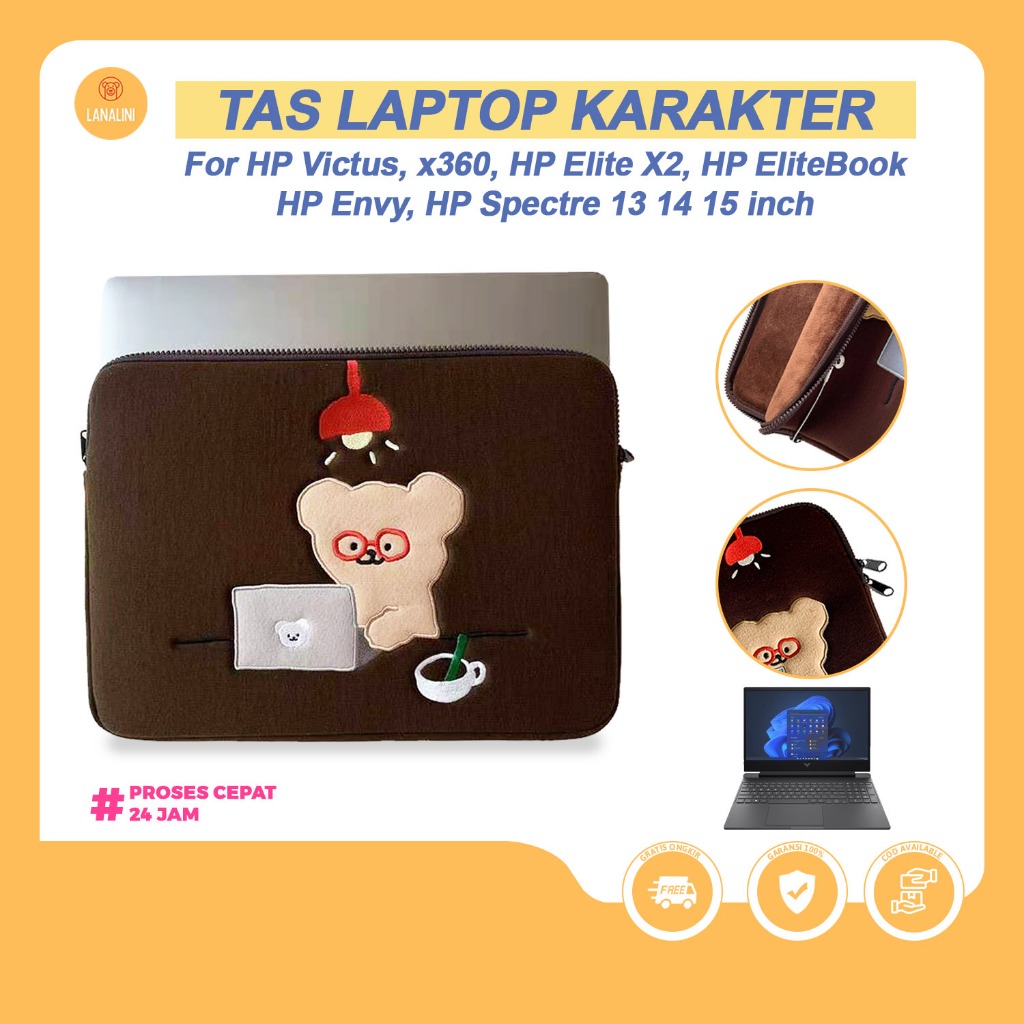 Tas Laptop HP Pavilion Aero Spectre x360 HP 14s Pavilion Envy x360 EliteBook ProBook HP 15s Victus 1