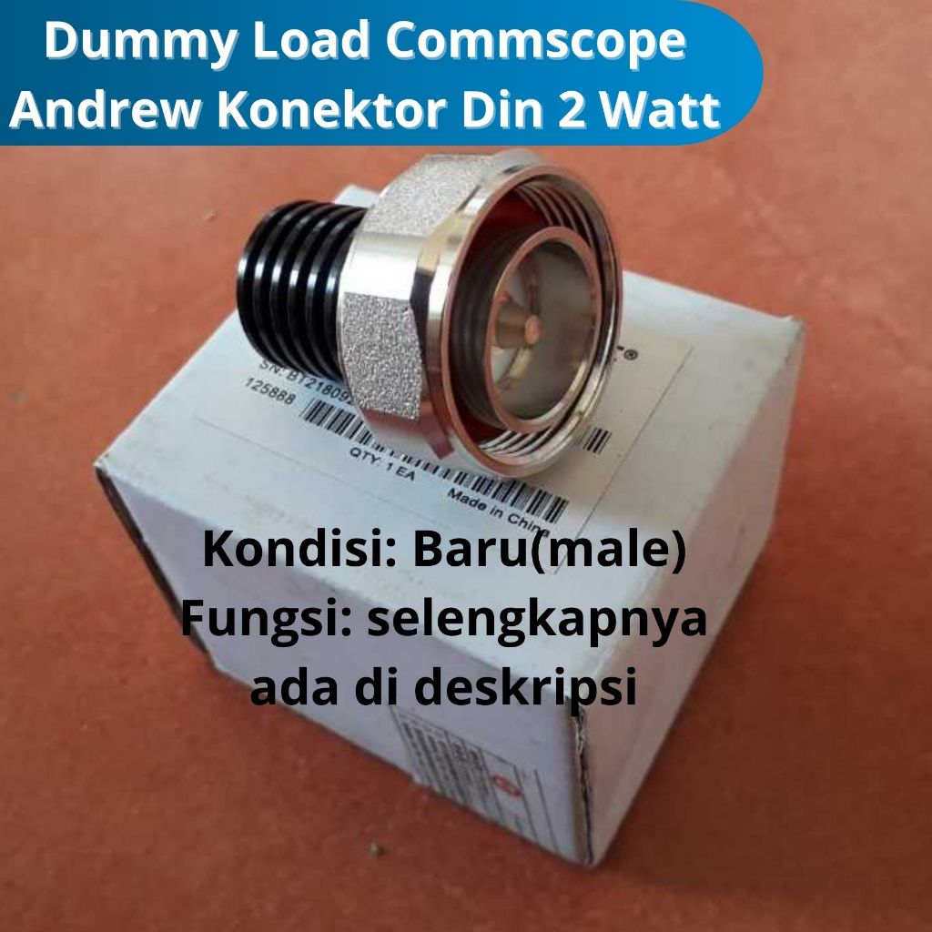 Dummy Load DummyLoad Damilud Commscope Andrew Konektor Din 2 Watt