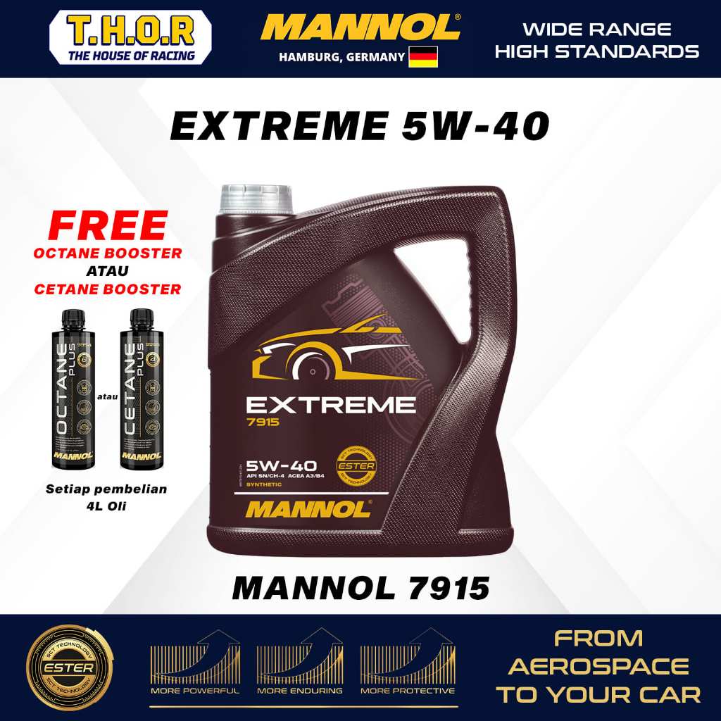 Oli Mesin Mannol 7915 - Extreme 5W-40 - Made in Germany