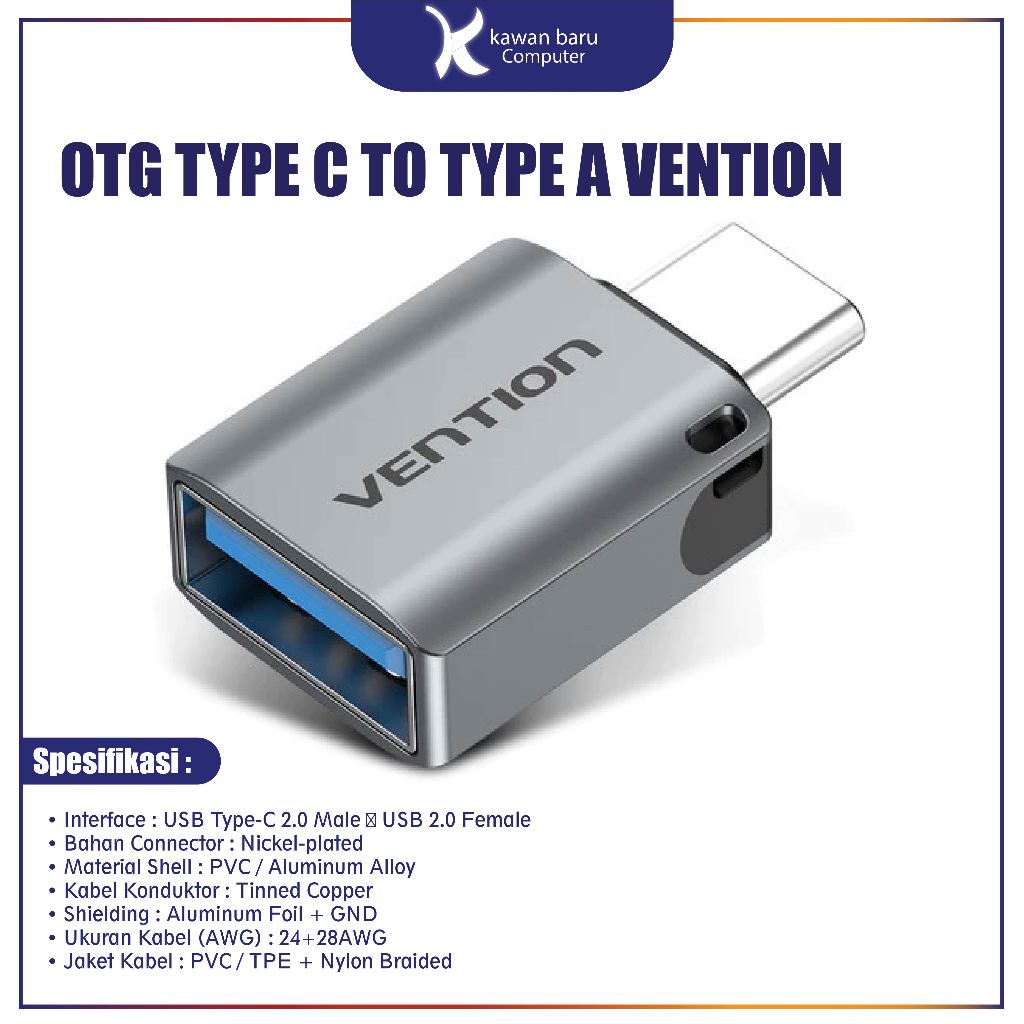 OTG TYPE C TO TYPE A VENTION