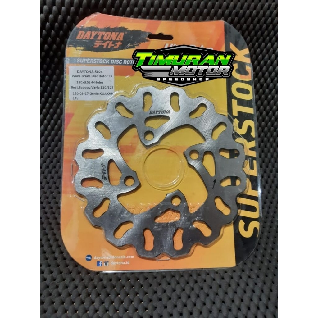 PIRINGAN CAKRAM DAYTONA BEAT - VARIO - SCOOPY 190 MM
