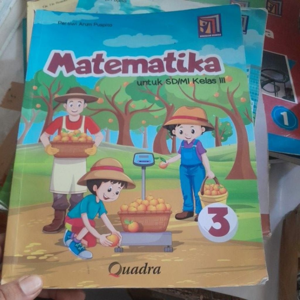 BUKU MATEMATIKA UNTUK SD KELAS 3/III KURIKULUM MERDEKA PENERBIT QUADRA