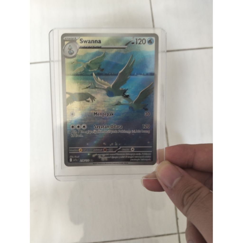 AR Swanna kartu pokemon