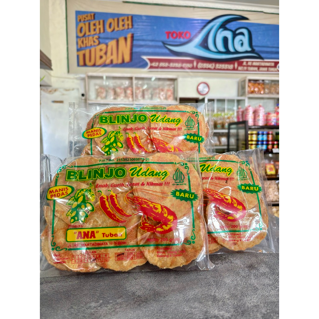 

BLINJO UDANG Manis Pedas || Mentah 200 gr