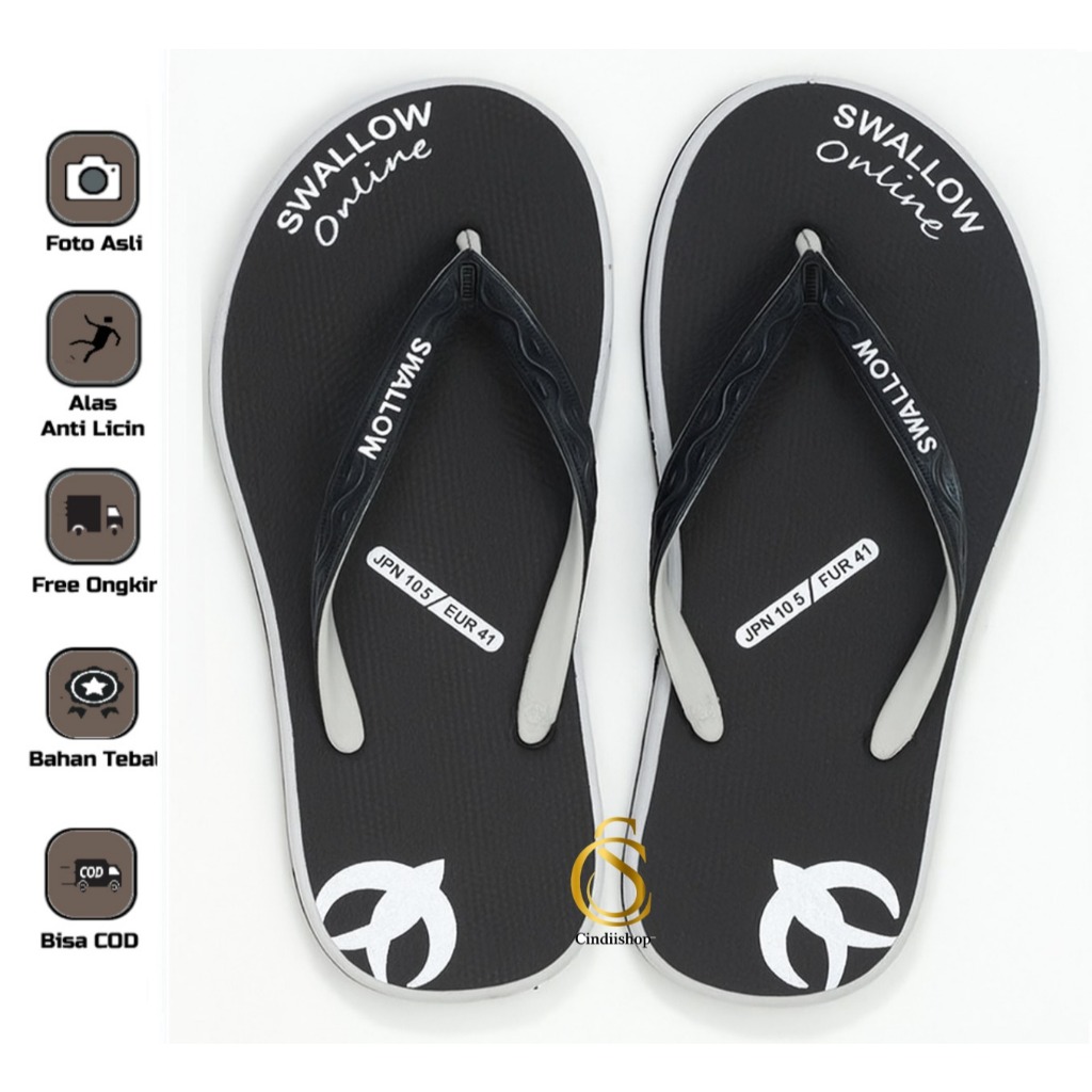 Sandal Jepit Wanita Swallow ONLINE Sendal Cewek Swalow Original Trendy