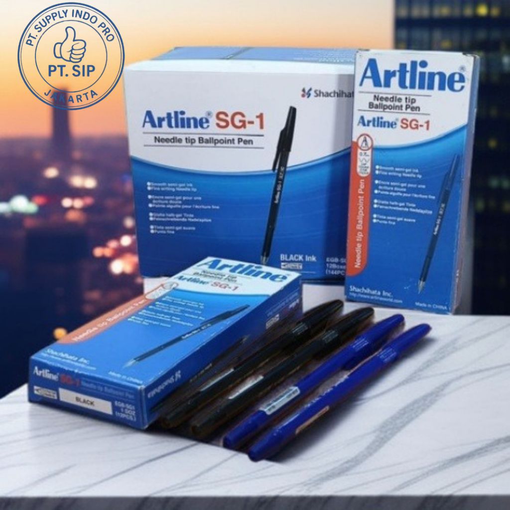 

Pen Artline SG-1 Semi Gel Gak Gampang Macet 1 Lusin