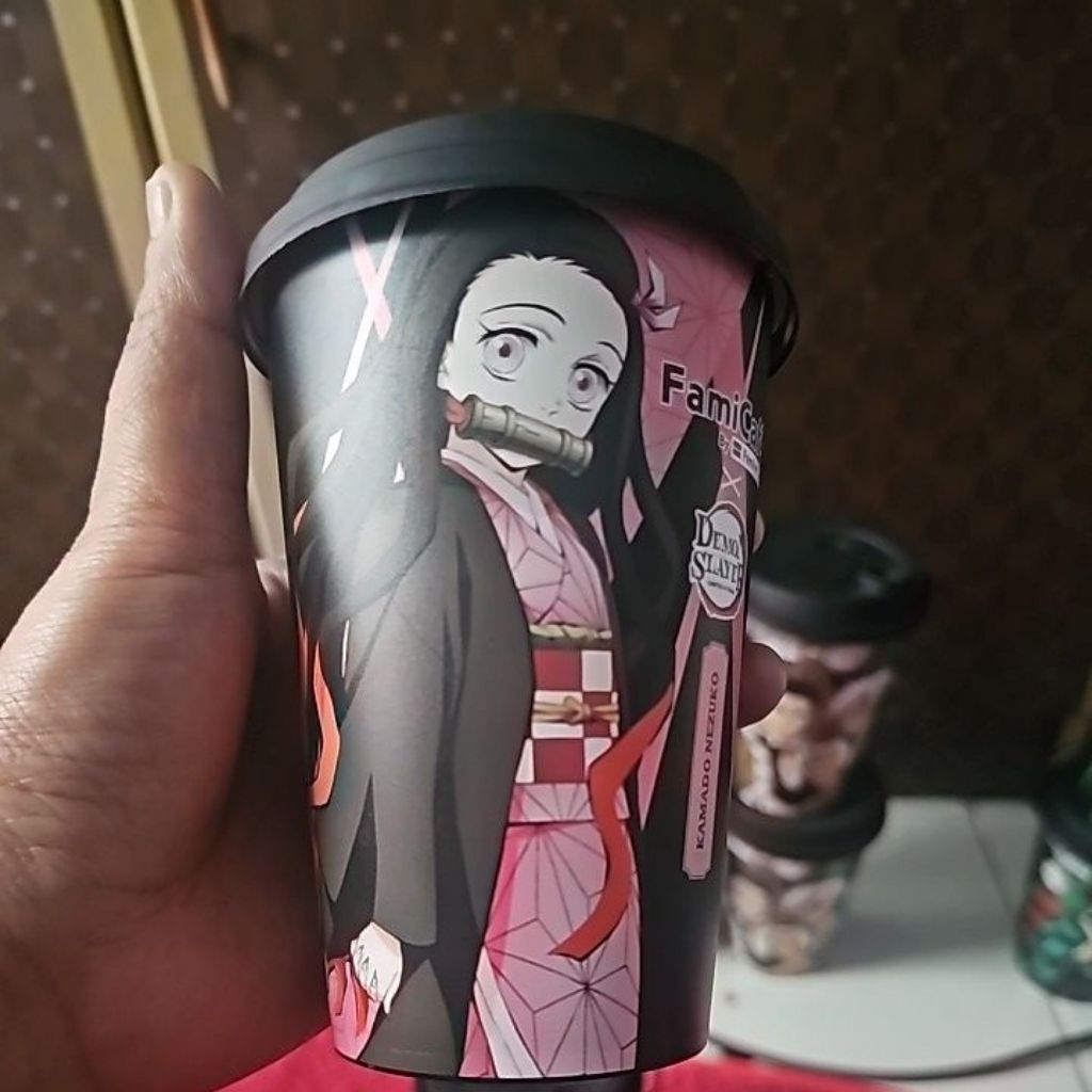 cup demon slayers family mart