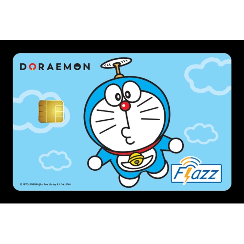 flazz gen 2 edisi Doraemon biru