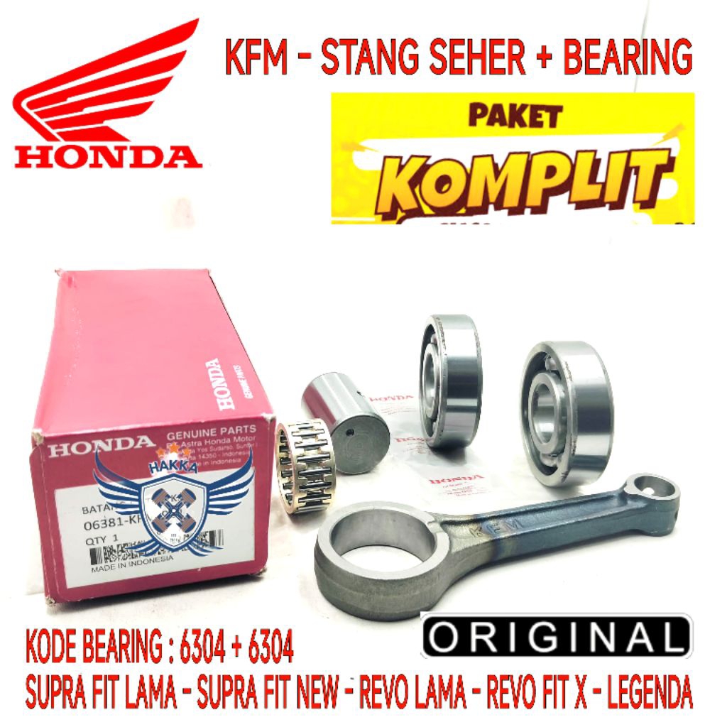 KFM ORIGINAL STANG SEHER + BEARING HONDA SUPRA FIT LAMA, STANG SEHER HONDA SUPRA FIT NEW, STANG SEHE