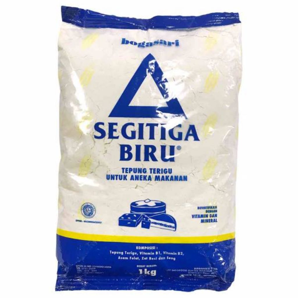 Tepung Segitiga 1kg / Tepung protein sedang / Tepung terigu segitiga 1kg