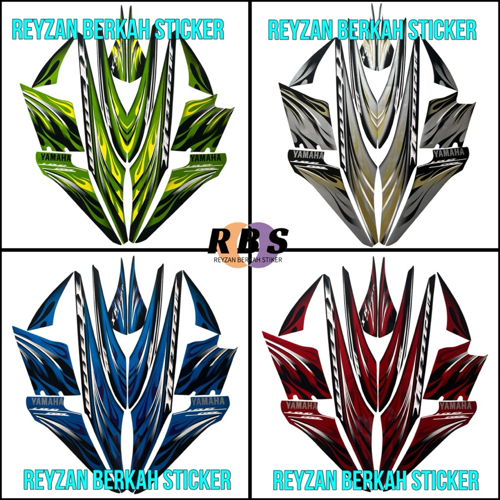 STIKER STRIPING LIS LES BODY MOTOR JUPITER MX OLD 2009 2010