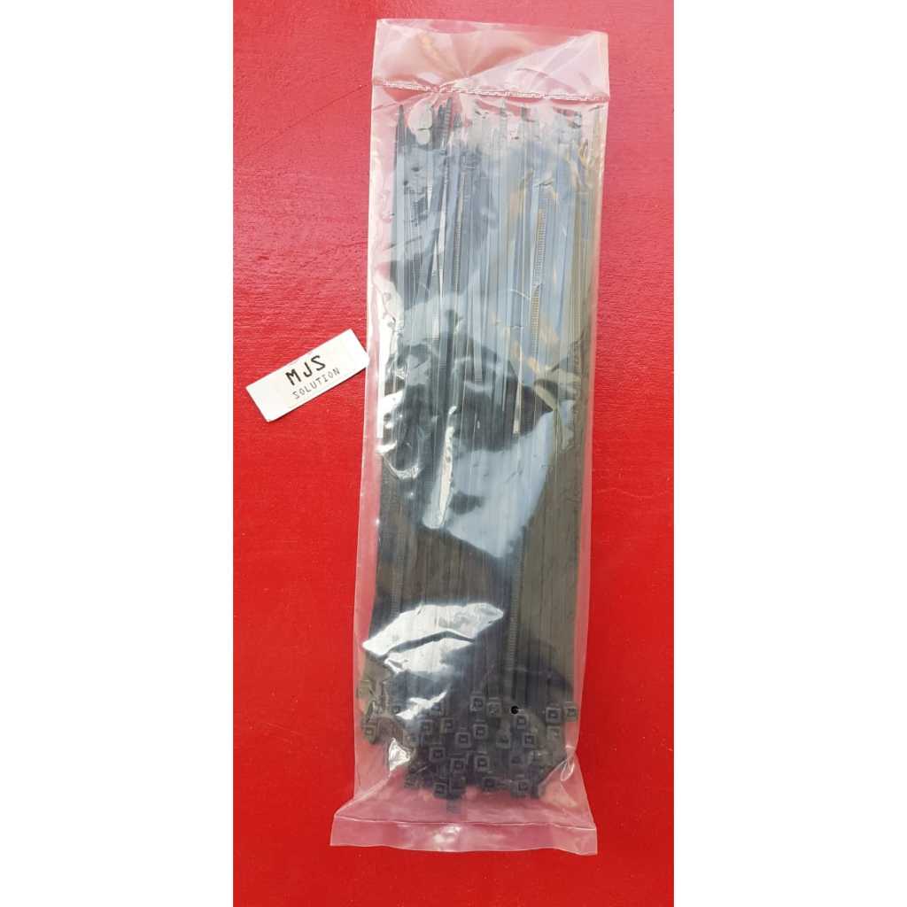 KABEL TIES 15 CM 20CM 25CM  HITAM PENGIKAT IKAT KABEL CABLE TIES TEBAL KUAT