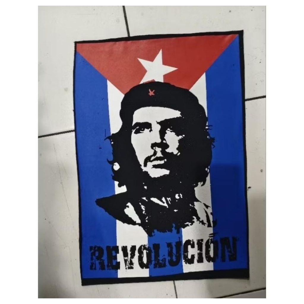 Emblem besar back patch jaket kaos punk metal underground