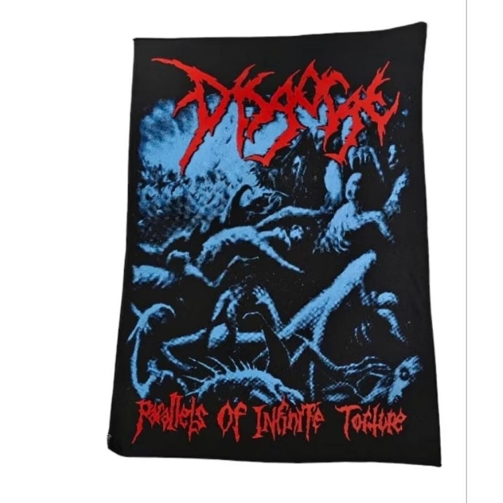 Emblem besar back patch jaket kaos punk metal underground