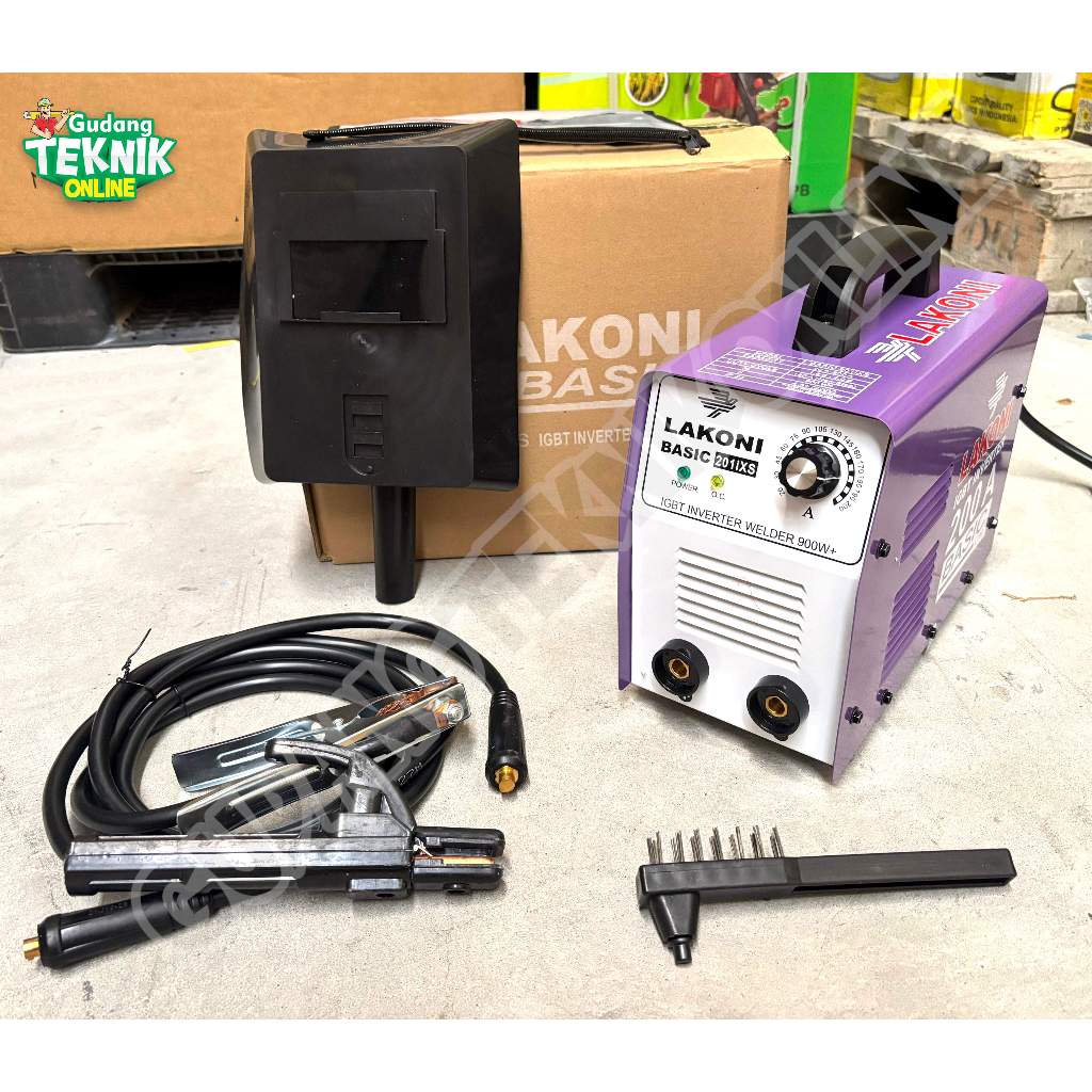 LAKONI Mesin Las LAKONI BASIC 201IXS 900W 200 Ampere / Trafo Las Inverter Lakoni 200A 900 Watt Travo