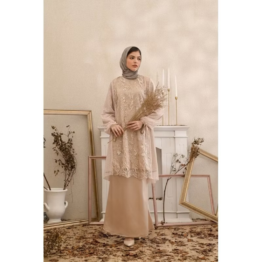 Kurung Set (Tunik&Skirt) Mezzaluna Signature