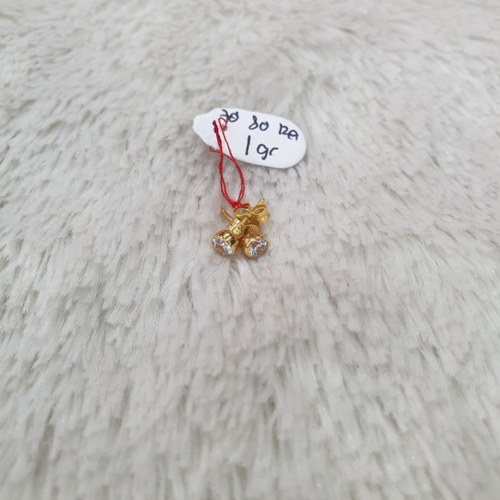 giwang ulir ad 1 emas kadar 70% berat 1gram