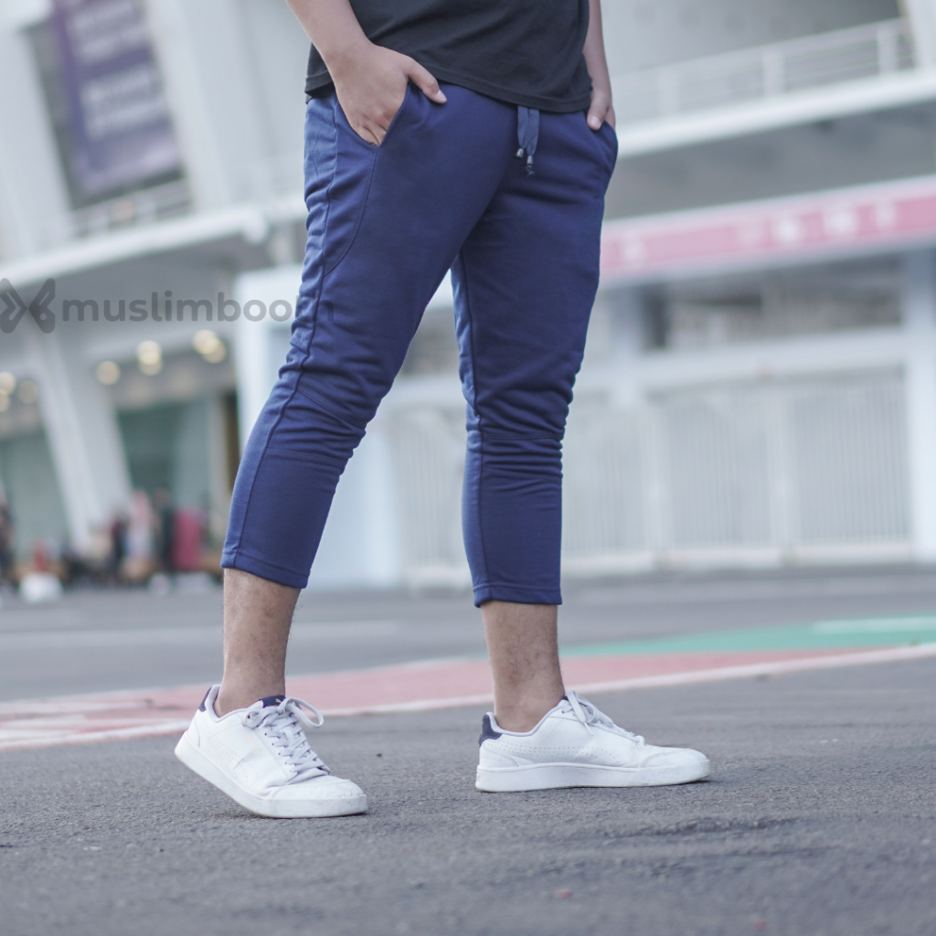 Celana Training Slim FIT 7/8  Pants EZRA Celana Olahraga Panjang
