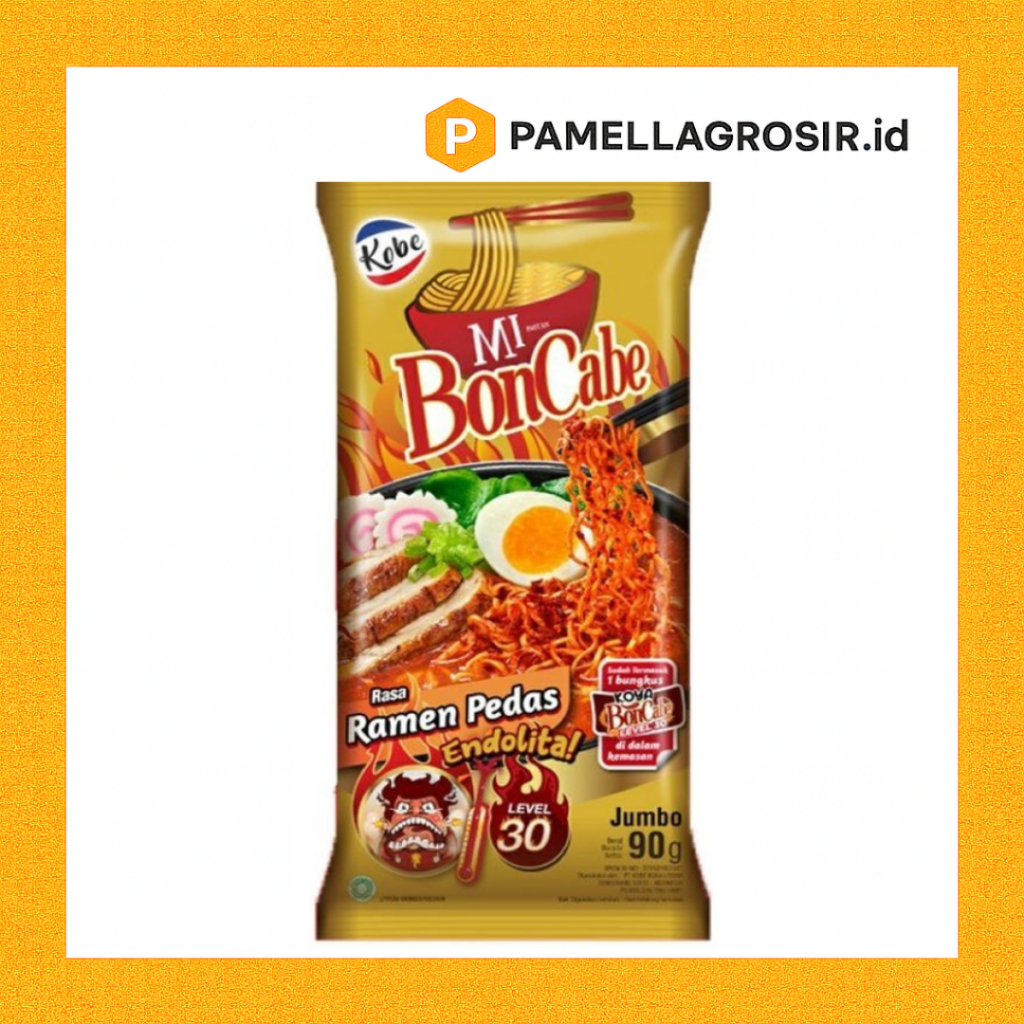 MIE BONCABE RASA RAMEN PEDAS ENDOLITA LEVEL 30 / MI BONCABE LEV 30 RASA RAMEN 90GR