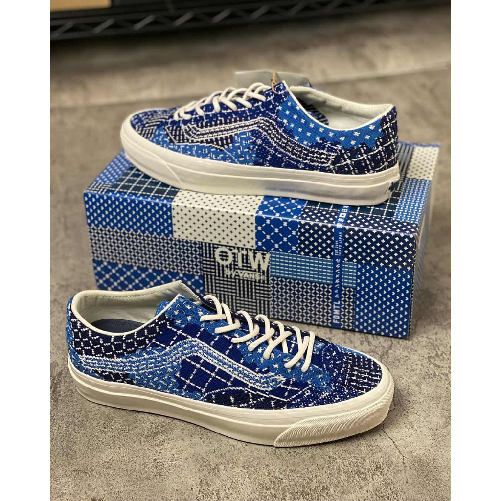 VANS OLD SKOOL 36 LX PREMIUM x FDMTL OTW DENIM BLUE WHITE ORIGINAL