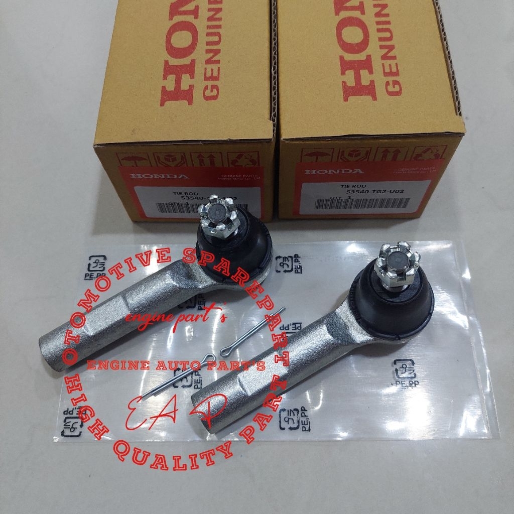 TIE ROD END TIEROD HONDA BRIO MOBILIO 1.2CC 2013-2020 ORI (1SET 2PCS) 53540-TG2-U02