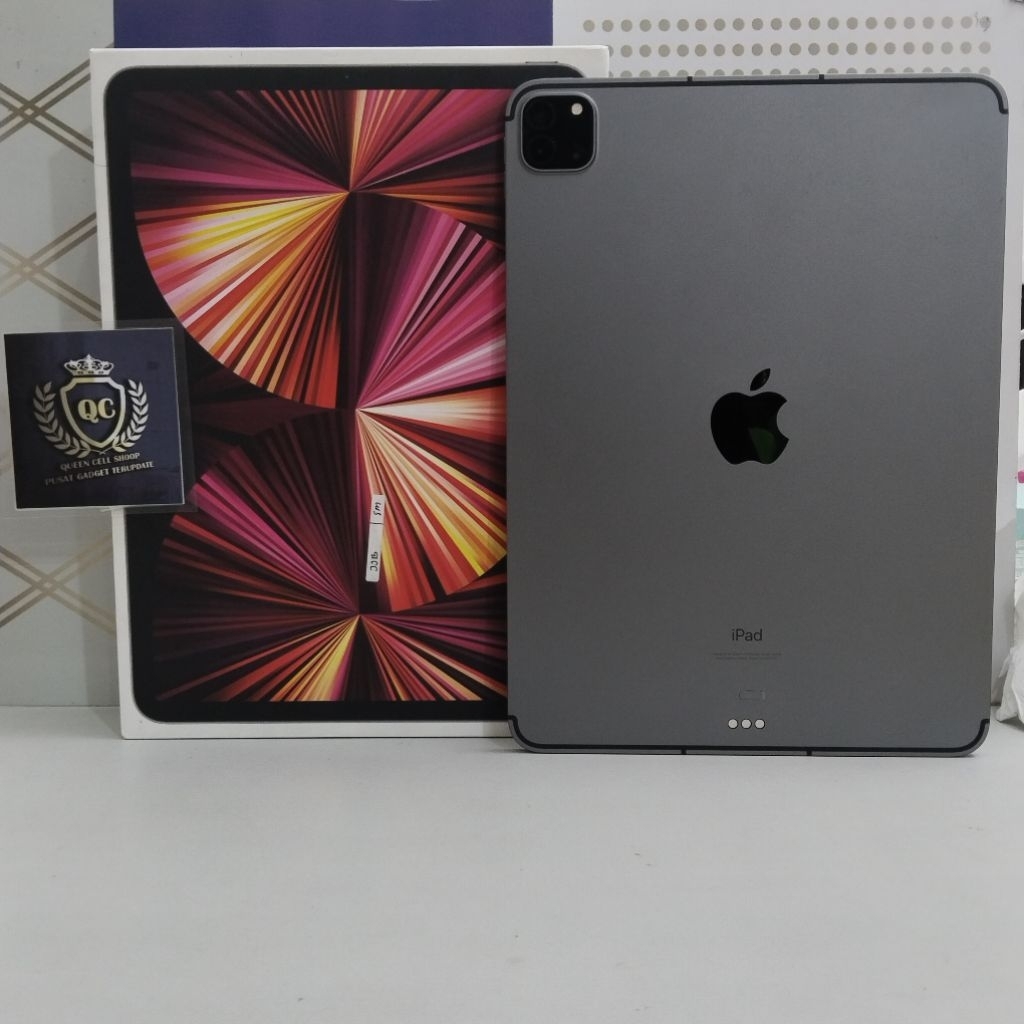 IPAD PRO 11INCH 4G 128GB GEN 3 2021 SECOND FULLSET
