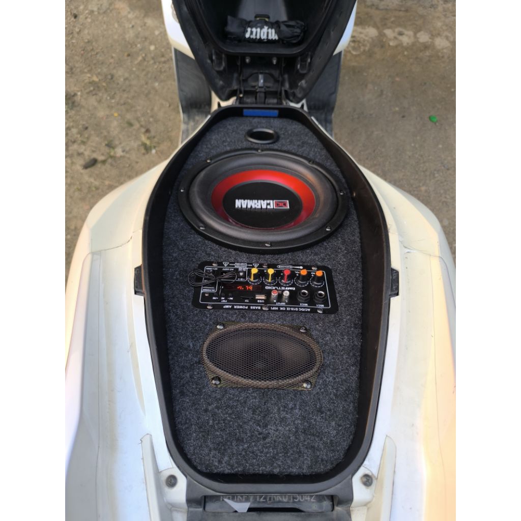 audio subwoofer jog motor pcx