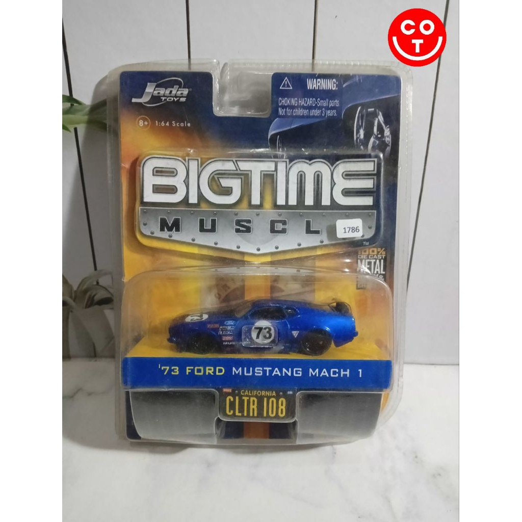 Jada Toys '73 Ford Mustang Mach 1 Biru