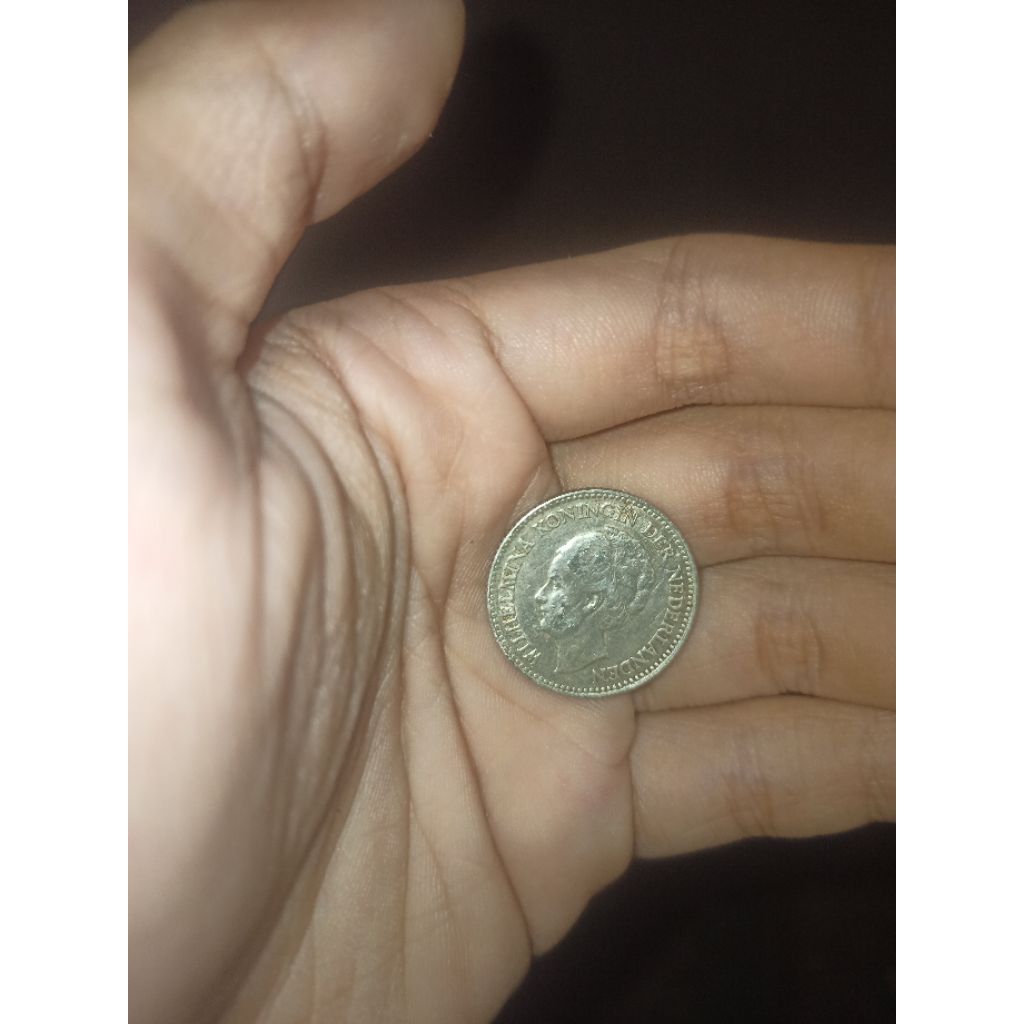 Koin Wilhelmina 1,2 G Tahun 1930