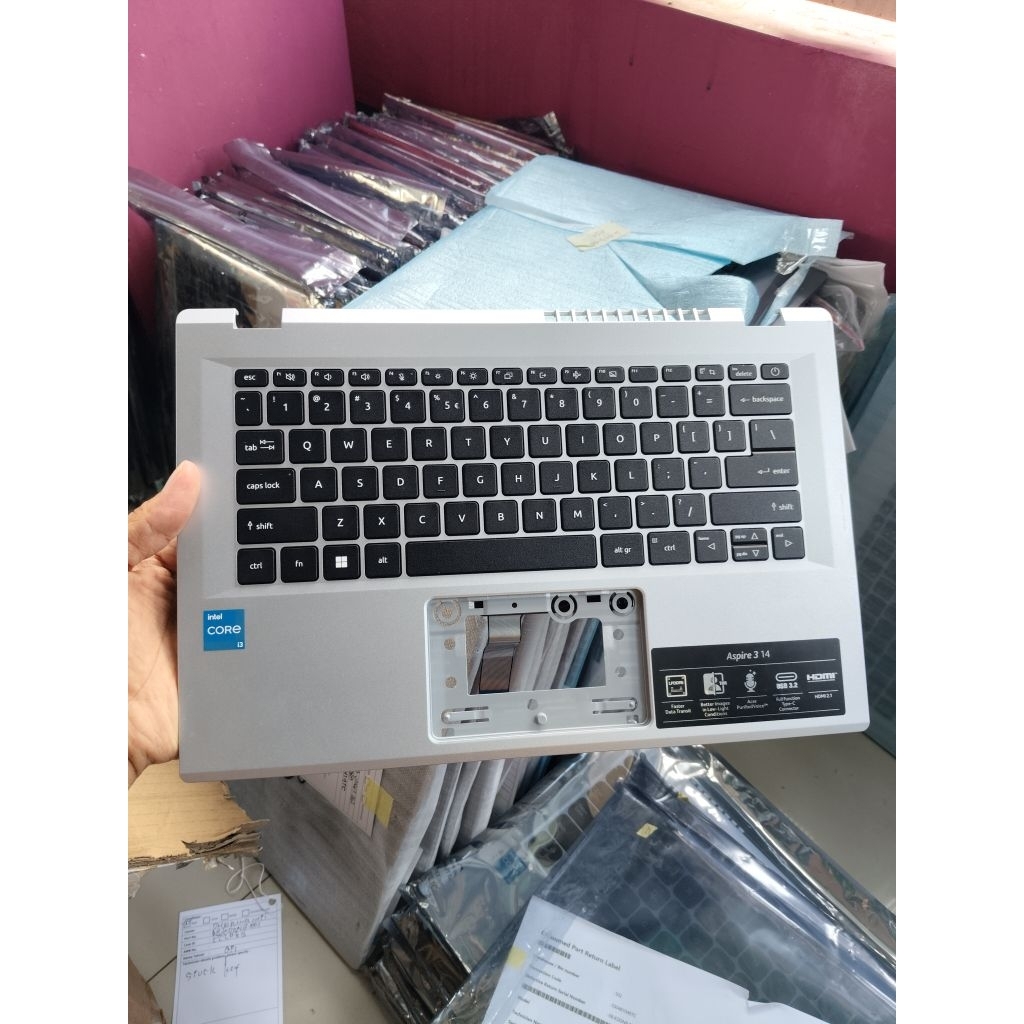 keyboard acer aspire 3 14 original palmrest topcase acer aspire