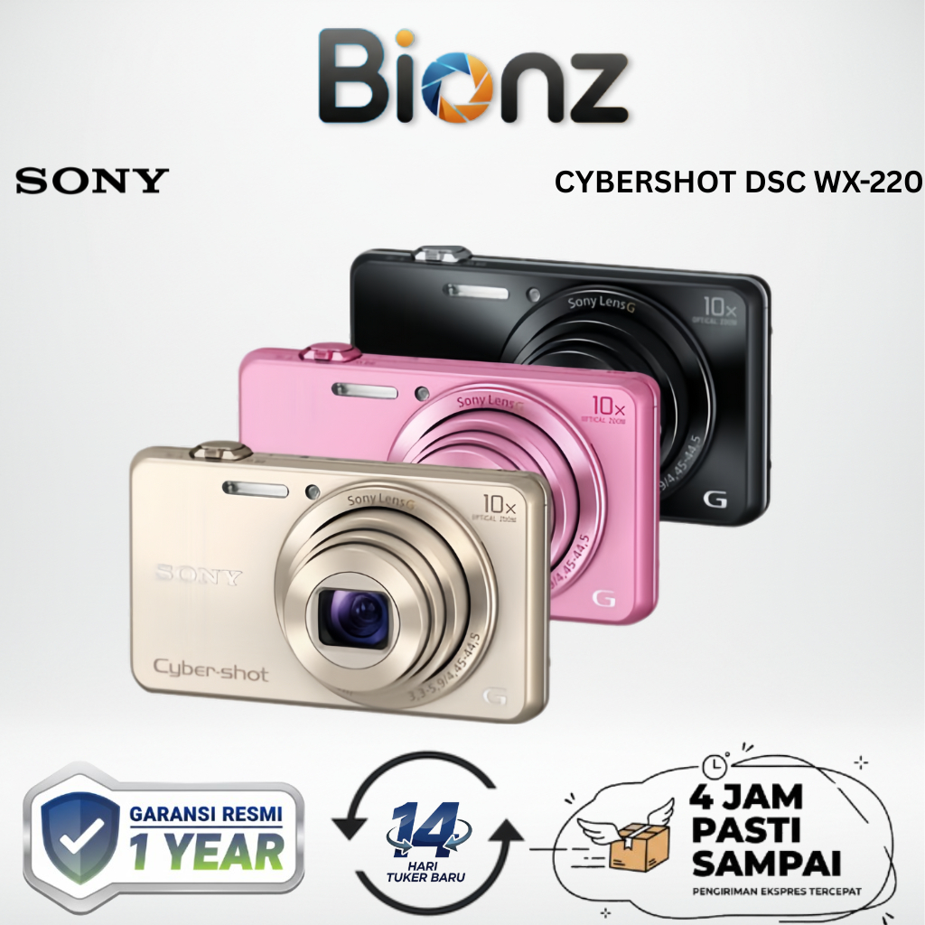 CAMERA SONY CYBERSHOT DSC - WX220 WIFI / CAMERA DIGITAL SONY WX220